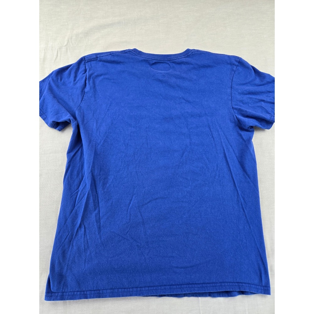 Majestic Los Angeles Dodgers Baseball T-Shirt Mens Large Blue Graphic Tee 1958 - Picture 9 of 10